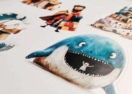 Kresťanské nálepky pre deti: Starý zákon - Gracefolk