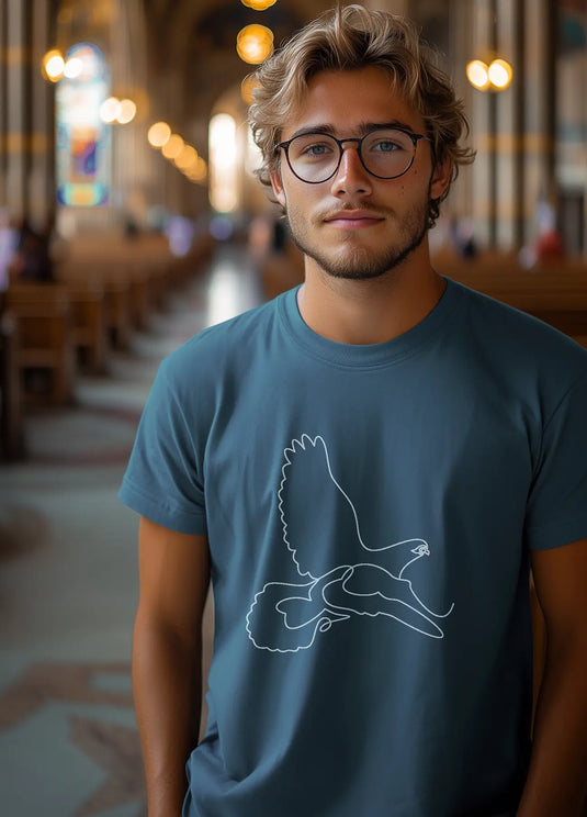 Kresťanské tričko Holubica - Gracefolk