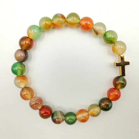 Náramok z dúhového achátu - Gracefolk