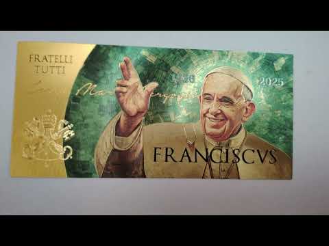 Pamětní karta papež František