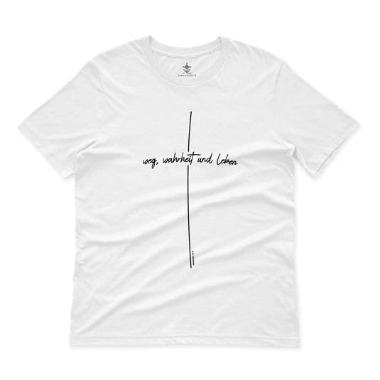 Kresťanské tričko CESTA, PRAVDA A ŽIVOT - Gracefolk